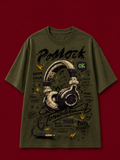 Padlock Printed Slim Fit Tshirt